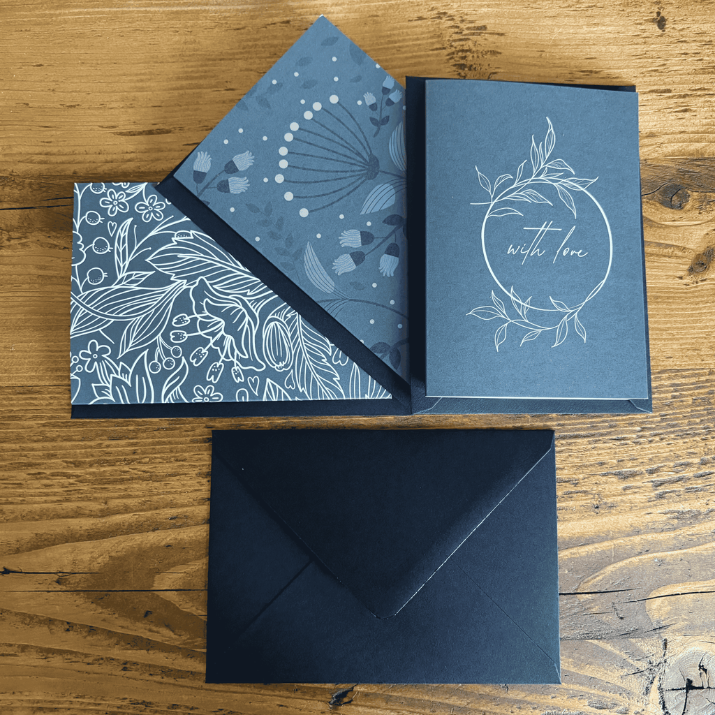 Note card with hand written message