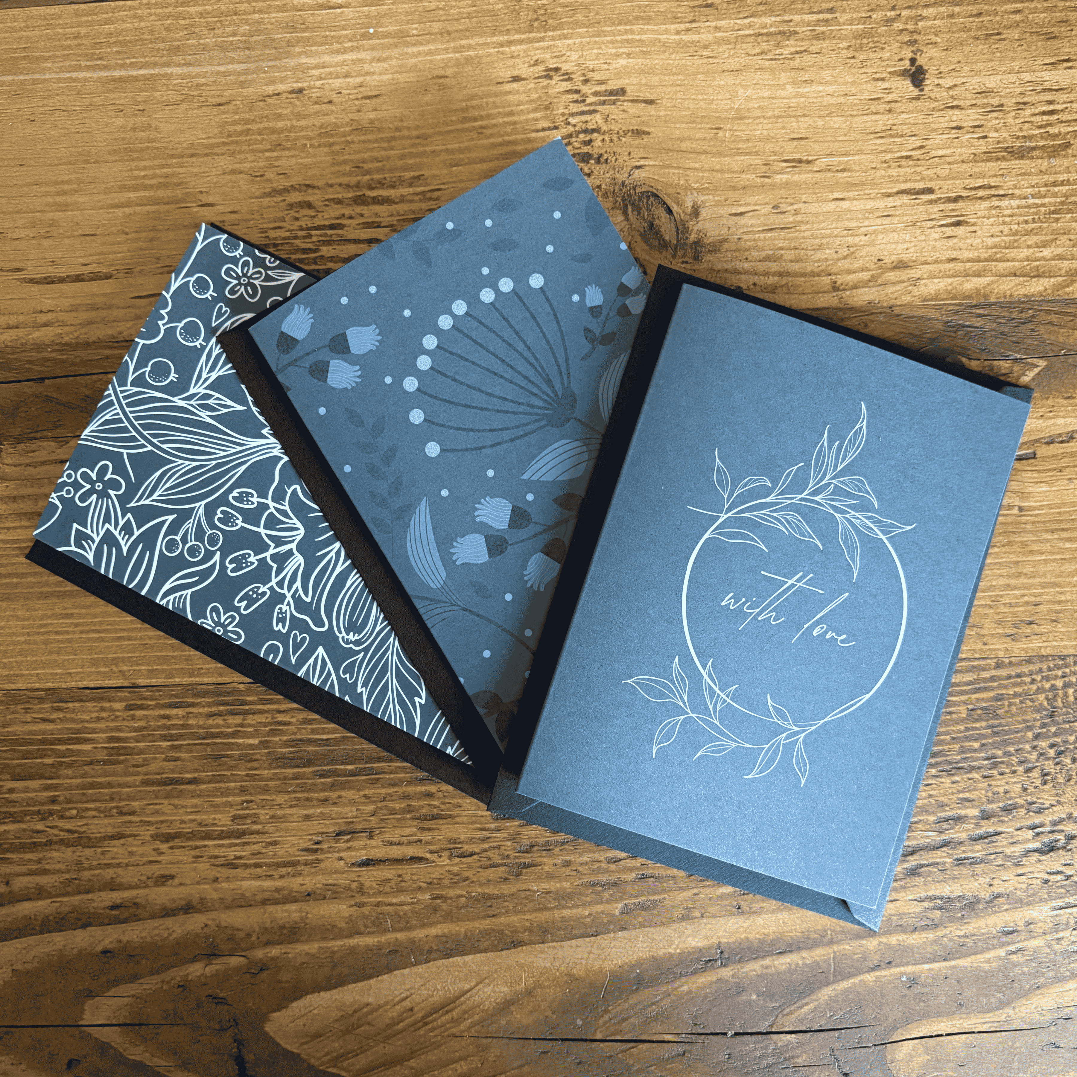 Note card with hand written message